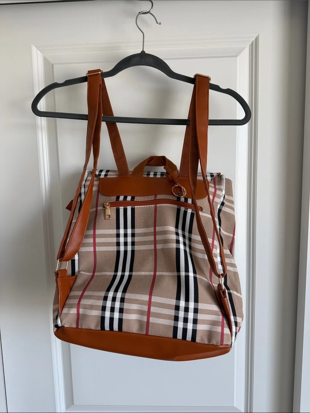 LouLu Plaid Backpack Womens Bag